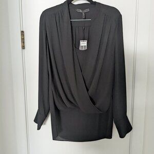 BCBGMaxAzria Black Blouse